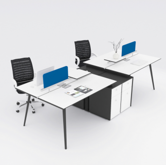 圣奧屏風(fēng)辦公桌辦公家具四人辦公桌組合簡(jiǎn)約辦公職員桌人造板桌辦公桌供應(yīng) .